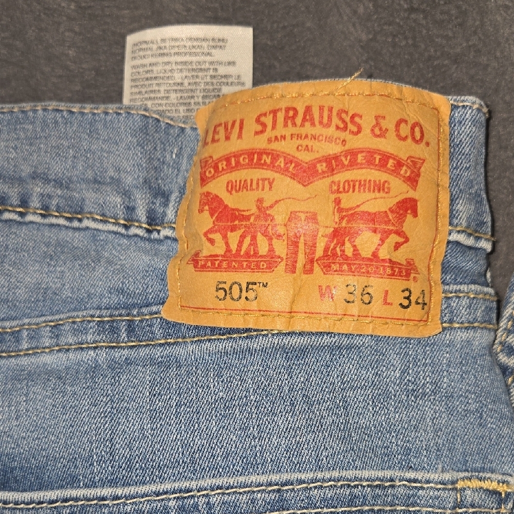 Levi's Sky Blue Denim Pants - Picture 2 of 11